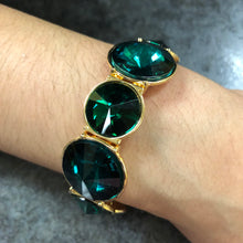 Load image into Gallery viewer, Bracelet - Green Crystal