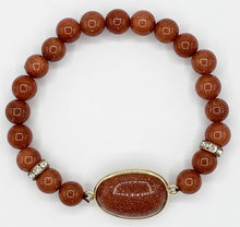 Load image into Gallery viewer, Infinite Intentions Goldstone Bracelet
