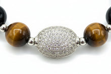 Load image into Gallery viewer, Crowned Tiger's Eye Bracelet
