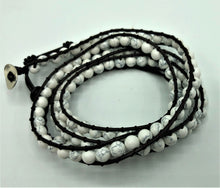 Load image into Gallery viewer, Howlite Wrap Bracelet
